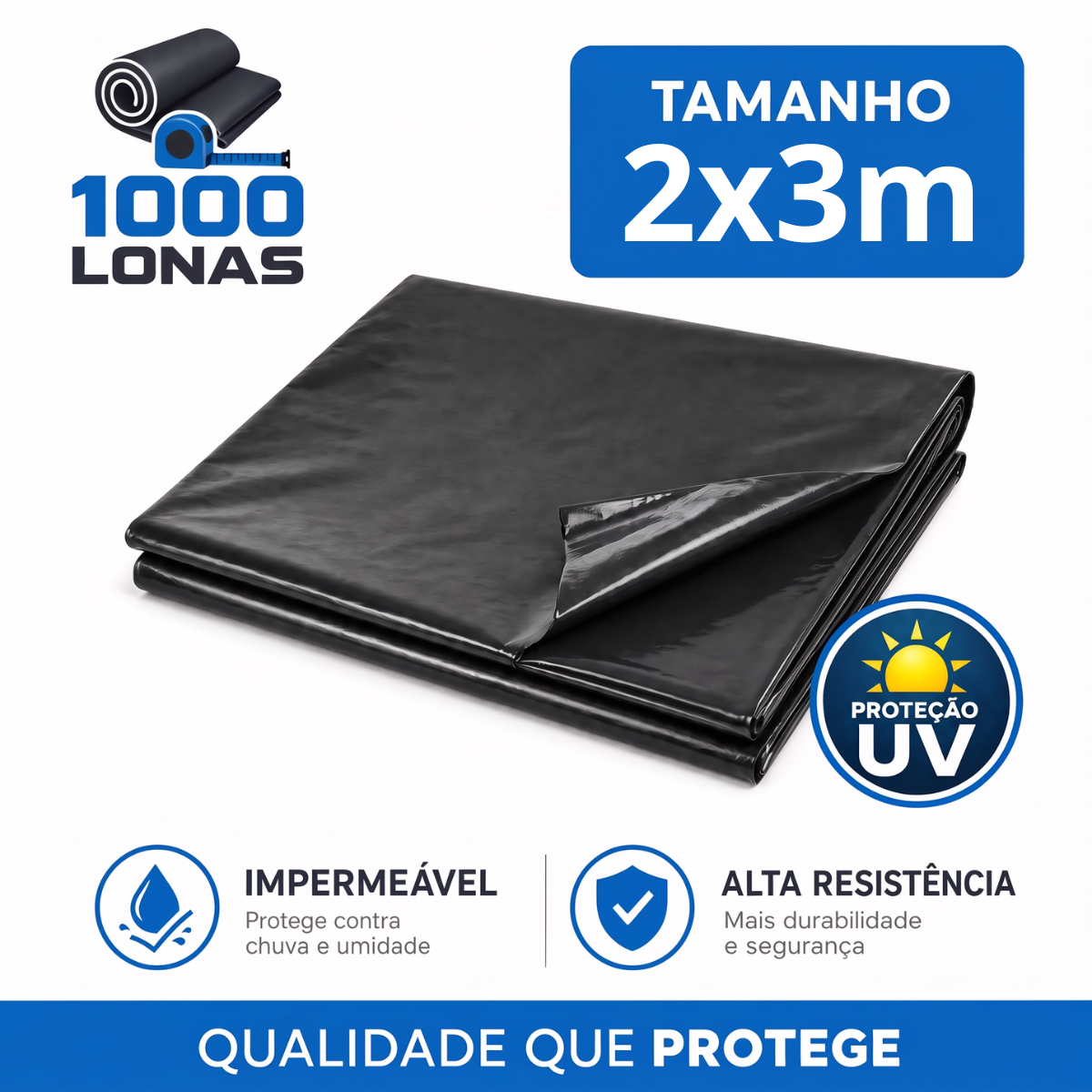 Lona de polietileno 2x3 metros